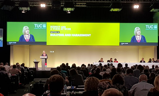 TUC Congress backs the FDA’s call to tackle harassment in the workplace