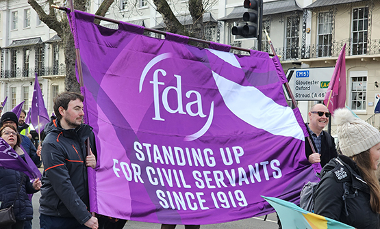 FDA marches to commemorate 40th anniversary of GCHQ union ban